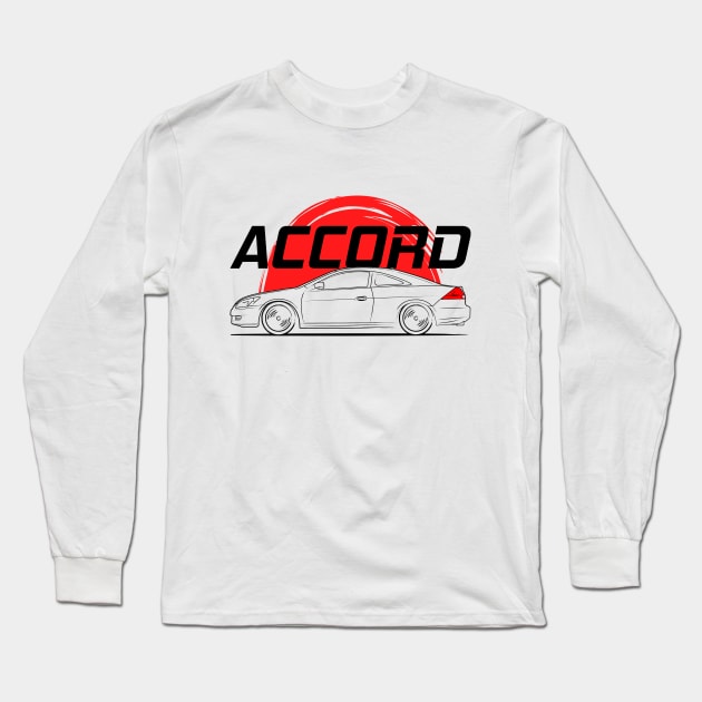 7gen Accord Coupe JDM Long Sleeve T-Shirt by GoldenTuners